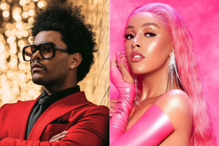 The Weeknd and Doja Cat In Your Eyes Remix