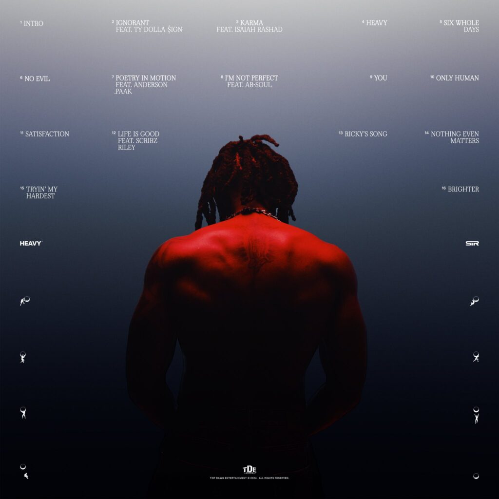 SiR Heavy tracklist