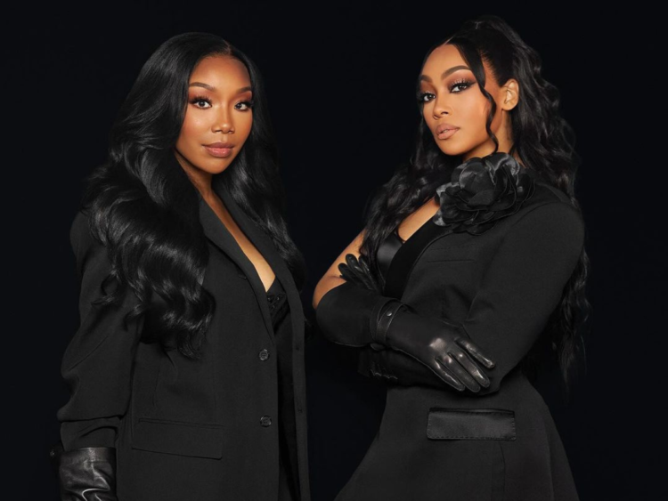 A photo of Brandy and Monica