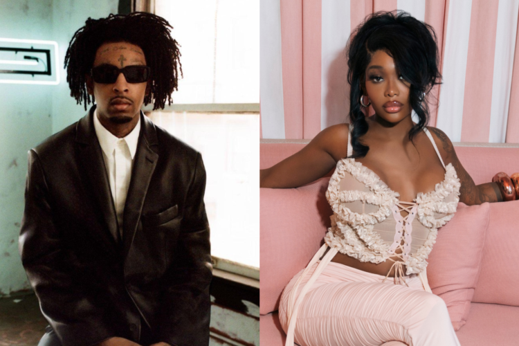 An image of rapper 21 Savage and singer Summer Walker.