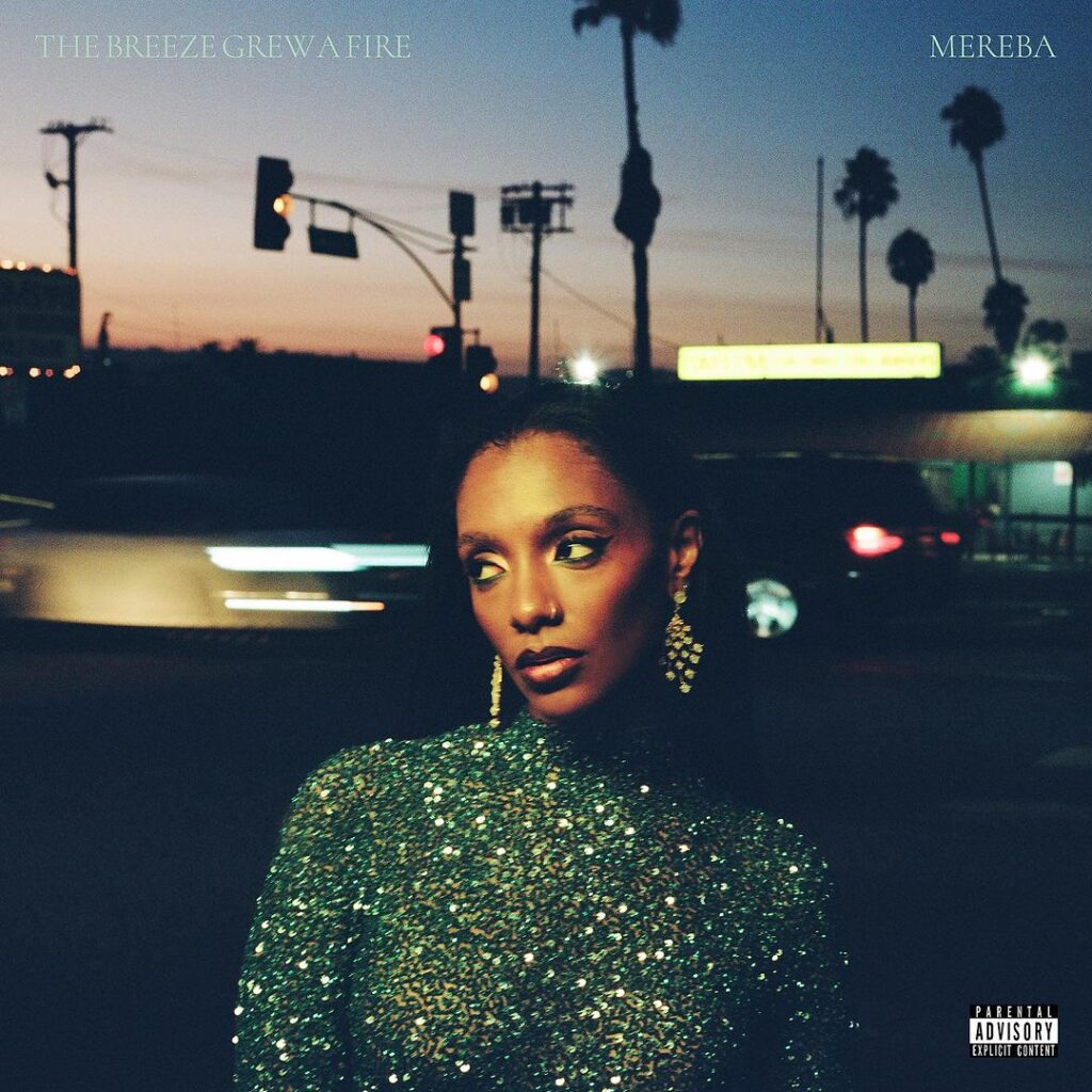 Mereba's The Breeze Grew a Fire album cover