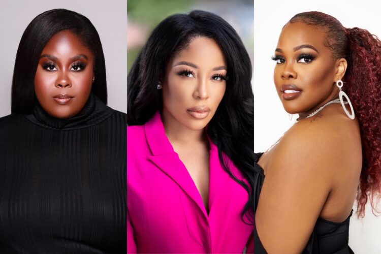 An image of Raven Goodwin, K. Michelle and Amber Riley who will star in Lifetime's Single Black Female 3: The Final Chapter