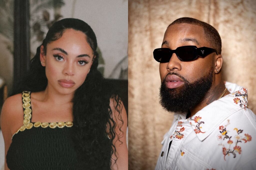 A side-by-side photo of R&B singers Jaz Karis and Kenyon Dixon