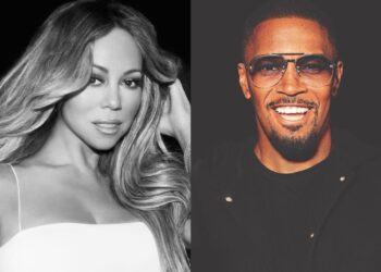 A side-by-side photo of Mariah Carey and Jamie Foxx, who will receive the BET Ultimate Icon Award at the 2025 BET Awards.