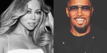 A side-by-side photo of Mariah Carey and Jamie Foxx, who will receive the BET Ultimate Icon Award at the 2025 BET Awards.