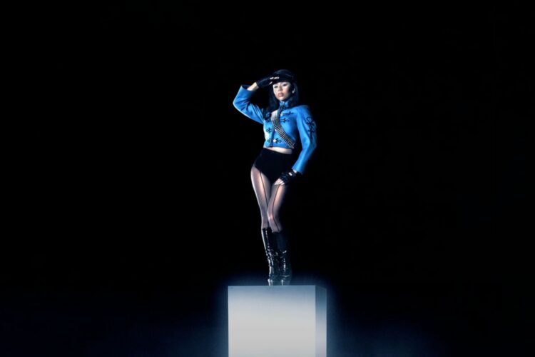 Mariah The Scientist's "Burning Blue" single cover.