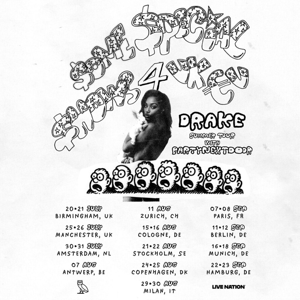 Catch Drake and PARTYNEXTDOOR Live in Europe This Year