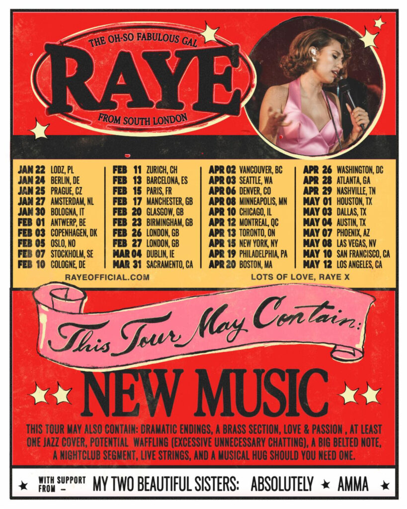 RAYE 2026 Tour Dates